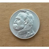Польша, 5 злотых 1934 г., серебро 0.750, Юзеф Пилсудский