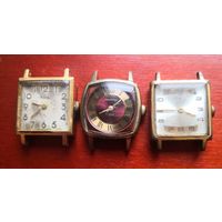 Часы женские позолоченные СССР .  Луч Au10. Sekonda Au10. Луч Au12.5  (Часы В РЕМОНТ)