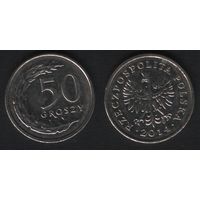 Польша y281 50 грош 2014 год (mw) (_alb2