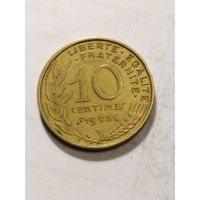 Франция 10 сантим 1968