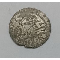 Солiд и Ваза! 1618 Сигизмунд III, Вильно. Лист в конце легенды на реверсе. Редкий