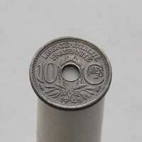 Франция 10 сантимов 1945 17 мм
