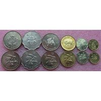 Гонконг. набор 6 монет 10, 20, 50 центов 1, 2, 5 долларов 1997 год  "Возврат Гонконга под юрисдикцию Китая"