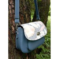 Сумка шитая. Натуральная кожа эко-принт.