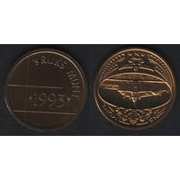 Нидерланды жетон SET - 's Rijks Munt 1993 -- 's Rijks Munt (здание МД) (coin) Антилы (f