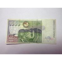 Банкнота Испании 1000 песет 1992 год.-02
