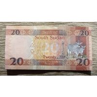 Werty71 Южный Судан 20 фунтов 2017 UNC банкнота