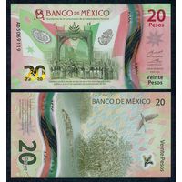 Мексика 20 песо 2022 год, UNC