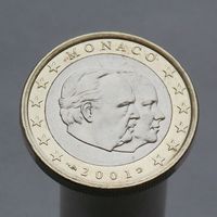 Монако 1 евро 2001