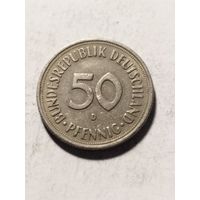Германия 50 пфенинг 1950 D