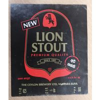 Этикетка пива Lion Stout Шри Ланка б/у М450