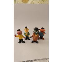 Винтажные фигурки из "Улица Сезам" , 1970-е годы