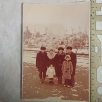 Фотография. Советские люди в Советском порту. Ретро СССР. Винтаж.