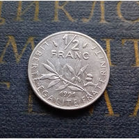 1/2 франка 1991 Франция #01