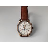 Механические часы с автоподзаводом Patek Philippe + ремешек реплика АУКЦИОН