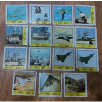 Вкладыши Baycan военная техника 15 шт.