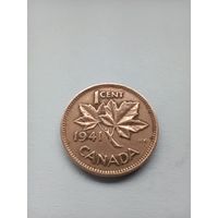 Канада 1 цент 1941г