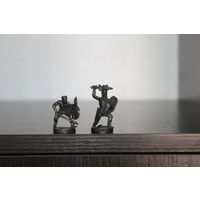 Металлические, фигурки древнеримских воинов, 2 шт, клеймо.