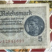Банкнота 5 марок Веймарская республика