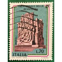 Италия 1975. Памятник четыре дня Неаполя скульптора Марино Маццакурати