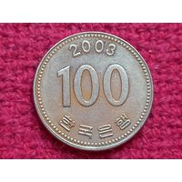 Южная Корея 100 вон 2003 г.