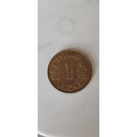 Исландия 1 крона 1975