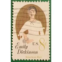 США 28 августа 1971. Поэтесса Эмили Дикинсон