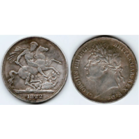 Копия Великобритания 1 крона 1822