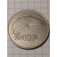 10 пенсов Ирландия 1969 год