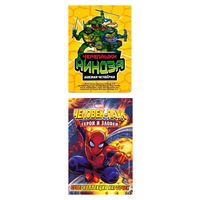 Карточки 1200 шт. Человек-паук + Черепашки ниндзя