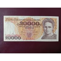 Польша 20000 злотых 1989