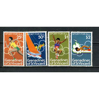 Сент-Винсент и Гренадины - 1980 - Летние Олимпийские игры - [Mi. 189-192] - полная серия - 4 марки. MNH.  (Лот 46Jo)-T4P23