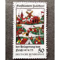 Марка Германия 1975 год 500-летие осады Нойсса