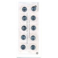 Набор 25 центов 2013 г. Парк=16-20 (10 шт.) Двор Д+Р (заводская пластиковая упаковка) _UNC