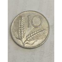 Италия 10 лир 1955