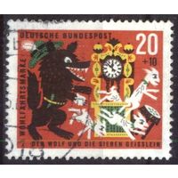 ГЕРМАНИЯ, ФРГ - 1963 [Mi. 410]  Гашеная (DE04)