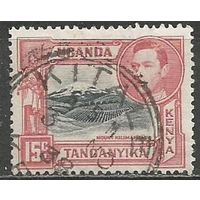 Кения Уганда и Танганьика. Король ГеоргVI. Гора Килиманджаро. 1938г. Mi#58.