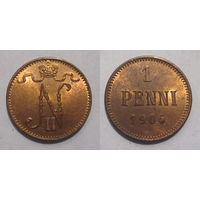 1 пенни 1906 UNC