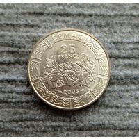 Werty71 Центральная Африка 25 франков 2006