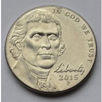 США, 5 центов 2015 г. Р