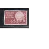 США-1959, (Мих.752),  ** , Мир через торговлю(одиночка)