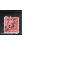 США-1942(Скотт. R346) , гаш.  , REVENUE, Служебные марки, Надп.