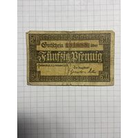 Нотгельд 50 пфеннигов 1921 год. -2112