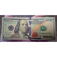 Сувенирная 100 долларовая банкнота