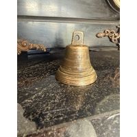 Старинный колокольчик латунь номер 3