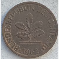 Германия 2 пфеннига 1962 г. F