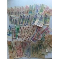 Банкноты разные 85 шт