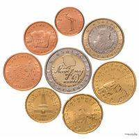 Словения набор монет 1, 2, 5, 10, 20, 50 евроцентов; 1, 2 евро, UNC. Предложи свою цену или обмен!