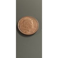 Каймановы о-ва 1 цент 2005г.