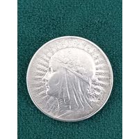 5 злотых 1933 год Ядвига, без МЦ